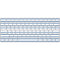 Blue and White Stripes Magic Keyboard Skin