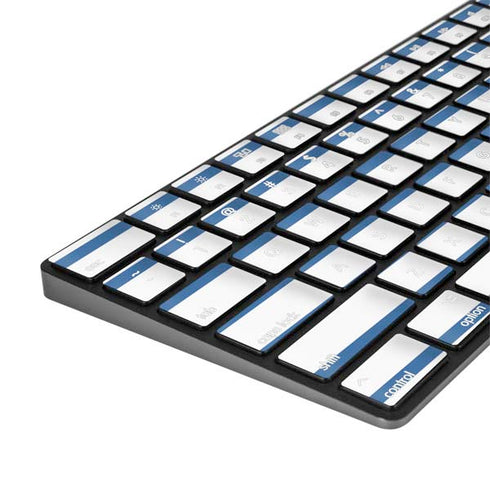 Blue and White Stripes Magic Keyboard with Numeric Keypad Skin
