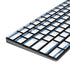 Blue and White Stripes Magic Keyboard with Numeric Keypad Skin