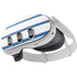 Blue and White Stripes Meta Quest 3 Skin