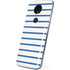 Blue and White Stripes Moto E5 Plus Skin