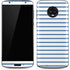 Blue and White Stripes Moto G6 Skin