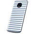 Blue and White Stripes Moto G6 Skin