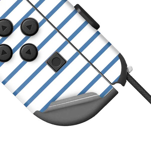 Blue and White Stripes Nintendo Joy-Con (L/R) Controller Skin