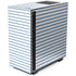 Blue and White Stripes NZXT H510 Compact ATX Mid-Tower Case Skin