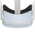 Blue and White Stripes Oculus Quest 2 Skin