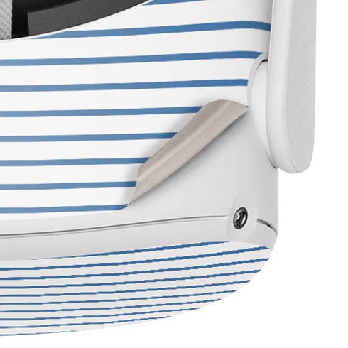 Blue and White Stripes Oculus Quest 2 Skin