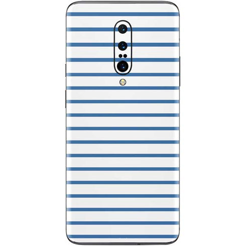 Blue and White Stripes OnePlus 7 Pro Skin