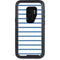 Blue and White Stripes Otterbox Defender Galaxy Skin