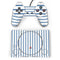 Blue and White Stripes PlayStation Classic Bundle Skin
