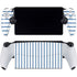 Blue and White Stripes PlayStation Portal Remote Player Skin