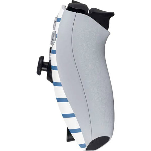 Blue and White Stripes PlayStation Portal Remote Player Skin