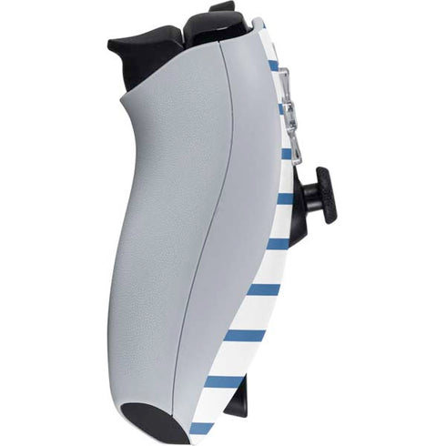 Blue and White Stripes PlayStation Portal Remote Player Skin