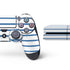 Blue and White Stripes PS4 Console and Controller Bundle Skin