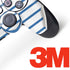 Blue and White Stripes PS4 Controller Skin