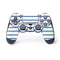 Blue and White Stripes PS4 Controller Skin