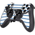Blue and White Stripes PS4/PC SCUF Impact Controller Skin