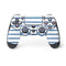 Blue and White Stripes PS4 Pro/Slim Controller Skin