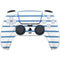 Blue and White Stripes PS5 Controller Skin