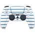 Blue and White Stripes PS5 Controller Skin