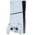 Blue and White Stripes PS5 Slim Disk Bundle Skin