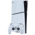 Blue and White Stripes PS5 Slim Digital Edition Bundle Skin