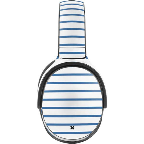 Blue and White Stripes Skullcandy Venue Skin