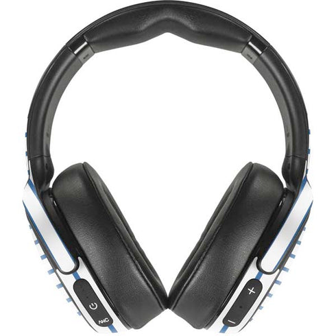 Blue and White Stripes Skullcandy Venue Skin