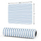 Blue and White Stripes Gaming Mouse Pad