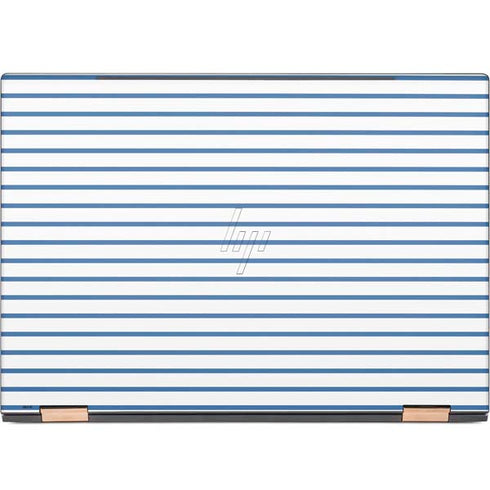 Blue and White Stripes HP Spectre Skin
