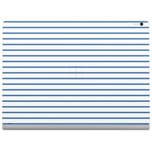 Blue and White Stripes Surface Book 2 13.5in Skin