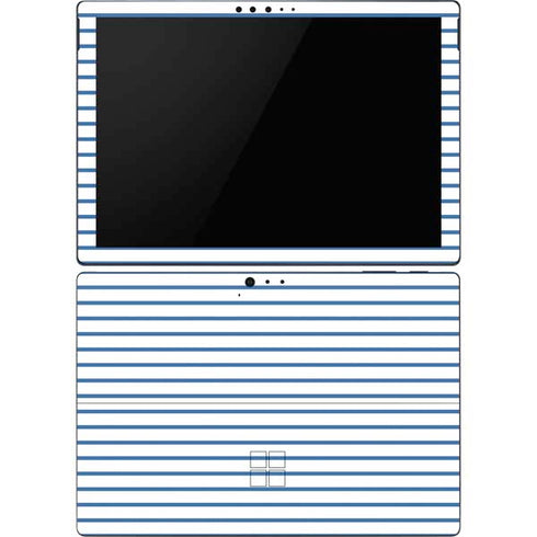 Blue and White Stripes Surface Pro 6 Skin