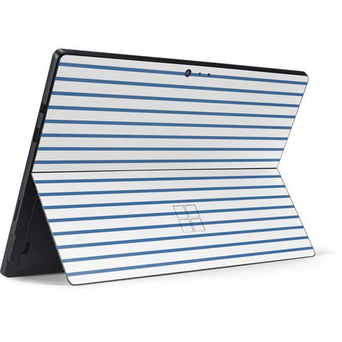 Blue and White Stripes Surface Pro 6 Skin