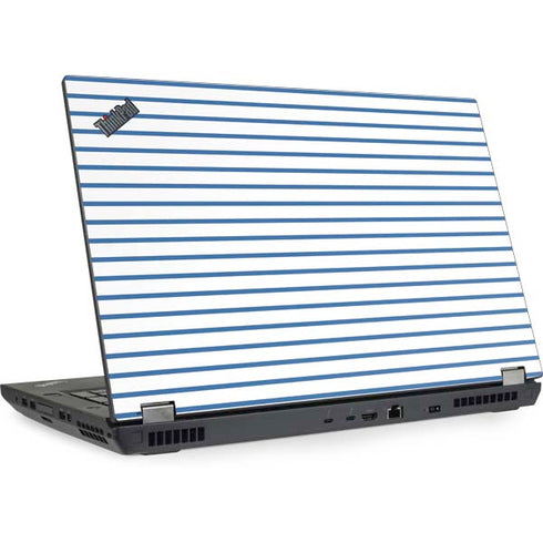 Blue and White Stripes Lenovo ThinkPad Skin