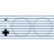 Blue and White Stripes Xbox Adaptive Controller Skin