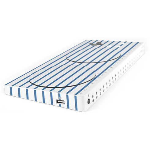 Blue and White Stripes Xbox Adaptive Controller Skin