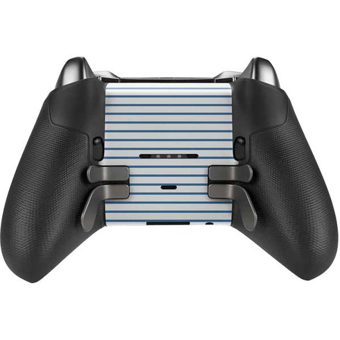 Blue and White Stripes Xbox Elite Wireless Controller Series 2 Skin