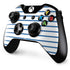 Blue and White Stripes Xbox One Controller Skin