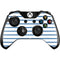 Blue and White Stripes Xbox One Controller Skin