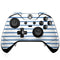 Blue and White Stripes Xbox One Elite Controller Skin