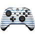 Blue and White Stripes Xbox One Elite Controller Skin