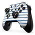 Blue and White Stripes Xbox One Elite Controller Skin