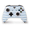 Blue and White Stripes Xbox One S Controller Skin