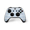 Blue and White Stripes Xbox One X Controller Skin