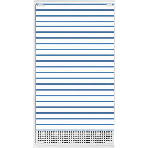 Blue and White Stripes Xbox Series S Bundle Skin