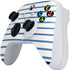 Blue and White Stripes Xbox Series S Controller Skin