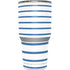 Blue and White Stripes Yeti 30oz Rambler Tumbler Skin