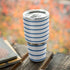Blue and White Stripes Yeti 30oz Rambler Tumbler Skin