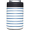 Blue and White Stripes Yeti Colster Can Insulator Skin