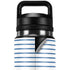 Blue and White Stripes YETI Rambler 26oz Bottle Skin